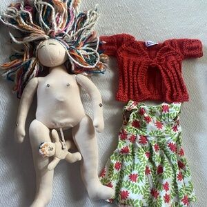 MaMamor handmade nursing/birthing doll